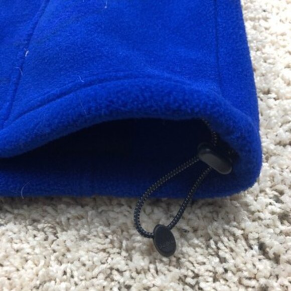 L.L. Bean Women's Trail Jacket Fleece Dark Blue Size Large Reg Hardscuffle - Picture 9 of 9